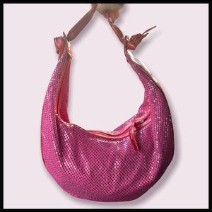::Jana Feifer *hard to find* hot pink chainmail hobo::